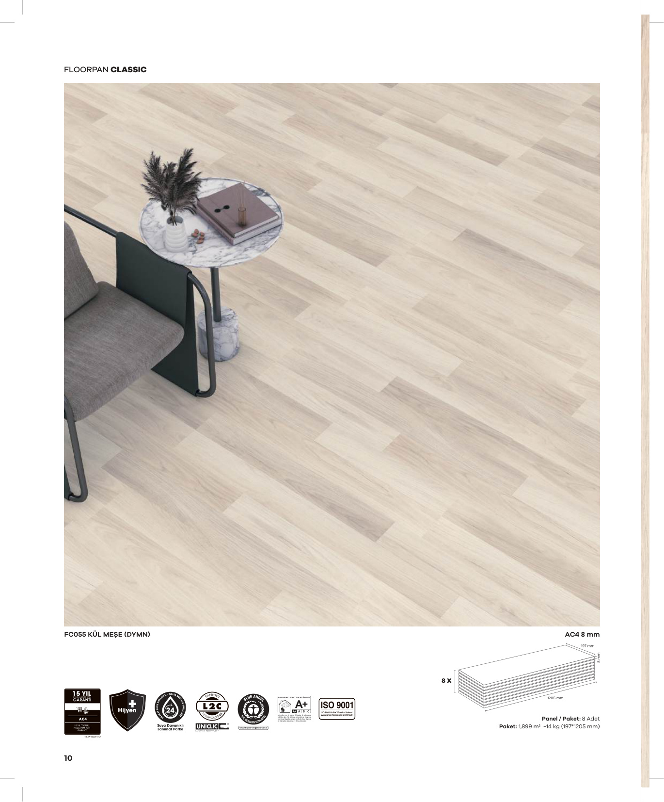 Floorpan Classic katalog sayfa 10