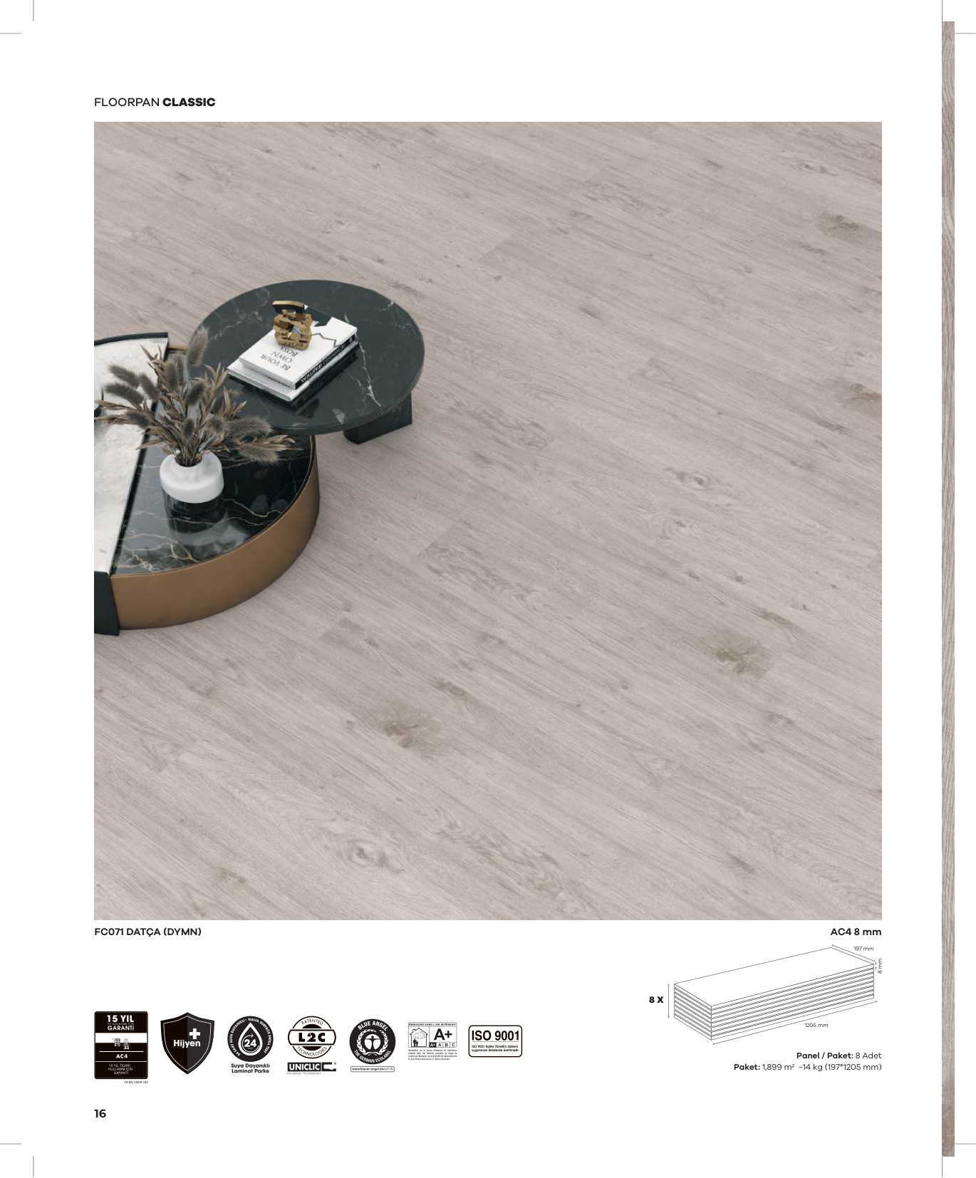 Floorpan Classic katalog sayfa 16