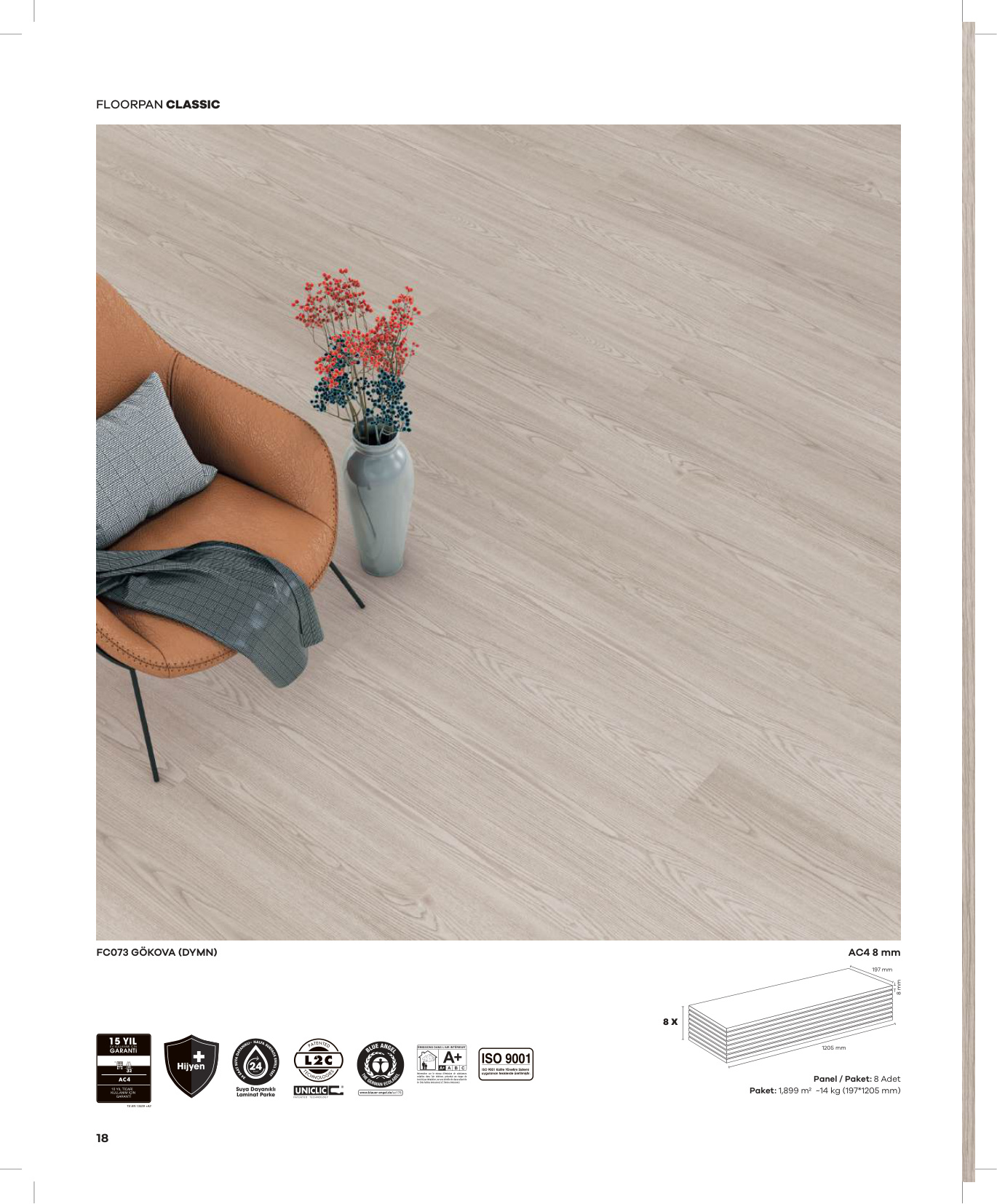 Floorpan Classic katalog sayfa 18