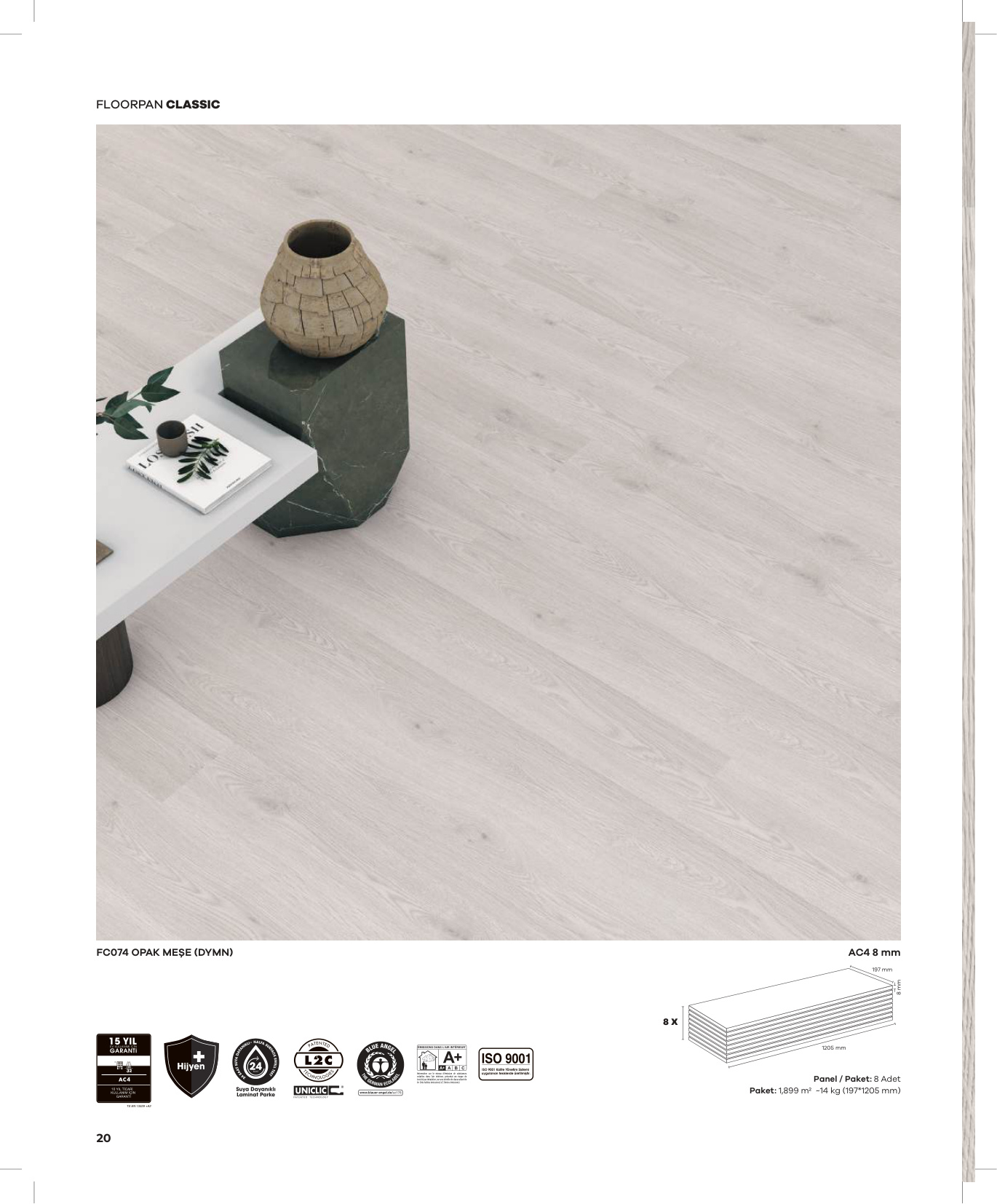 Floorpan Classic katalog sayfa 20