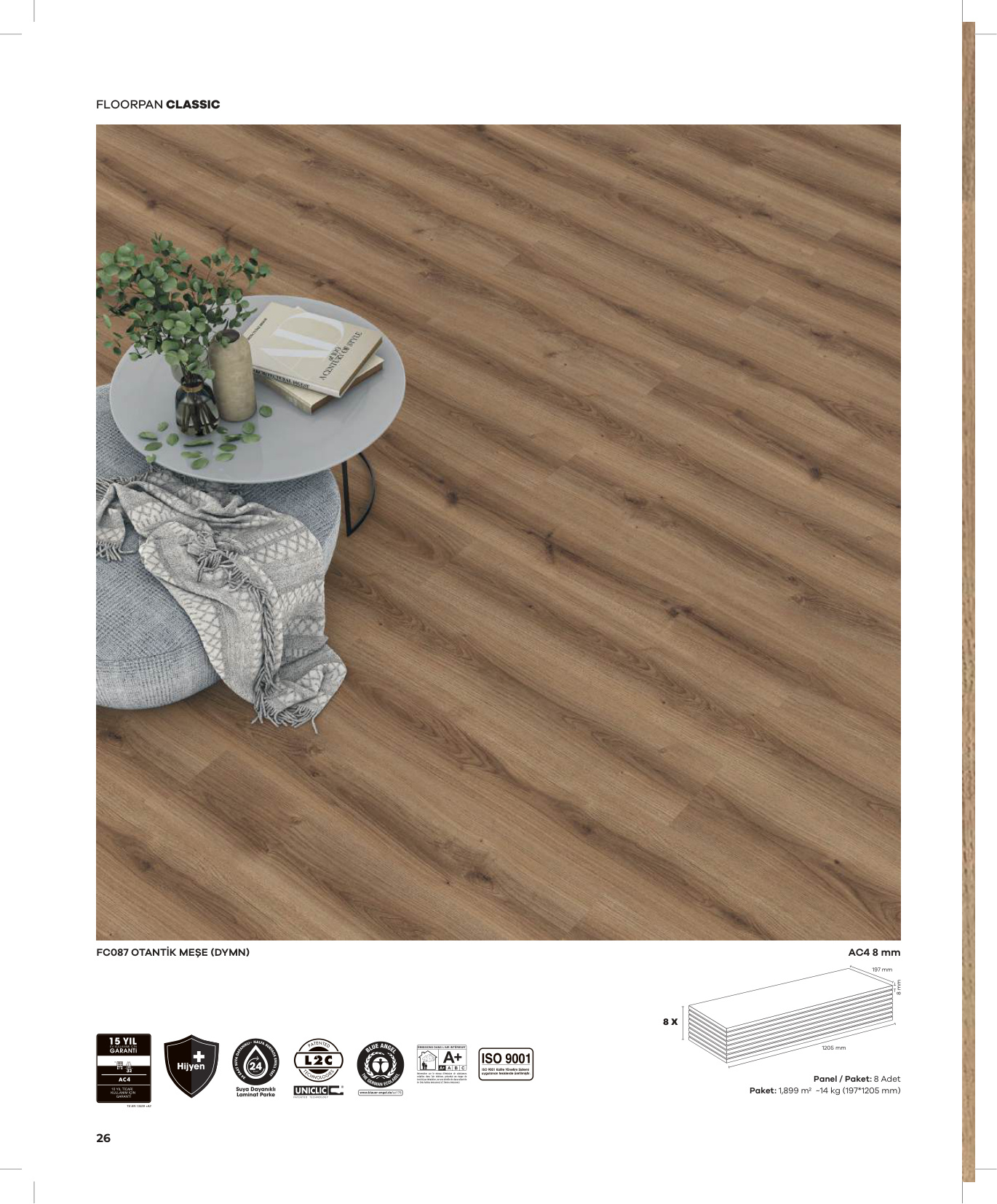 Floorpan Classic katalog sayfa 26