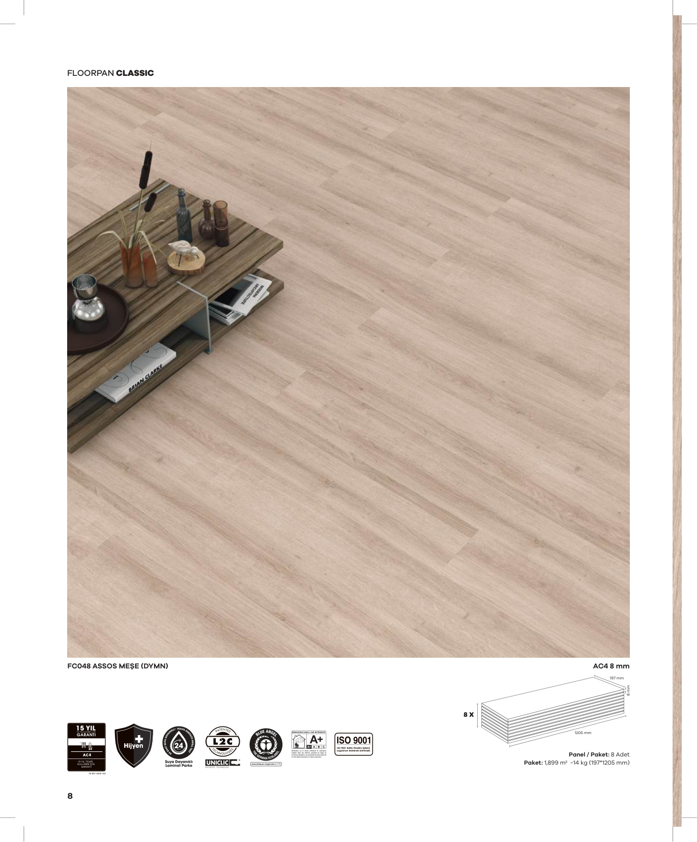 Floorpan Classic katalog sayfa 8