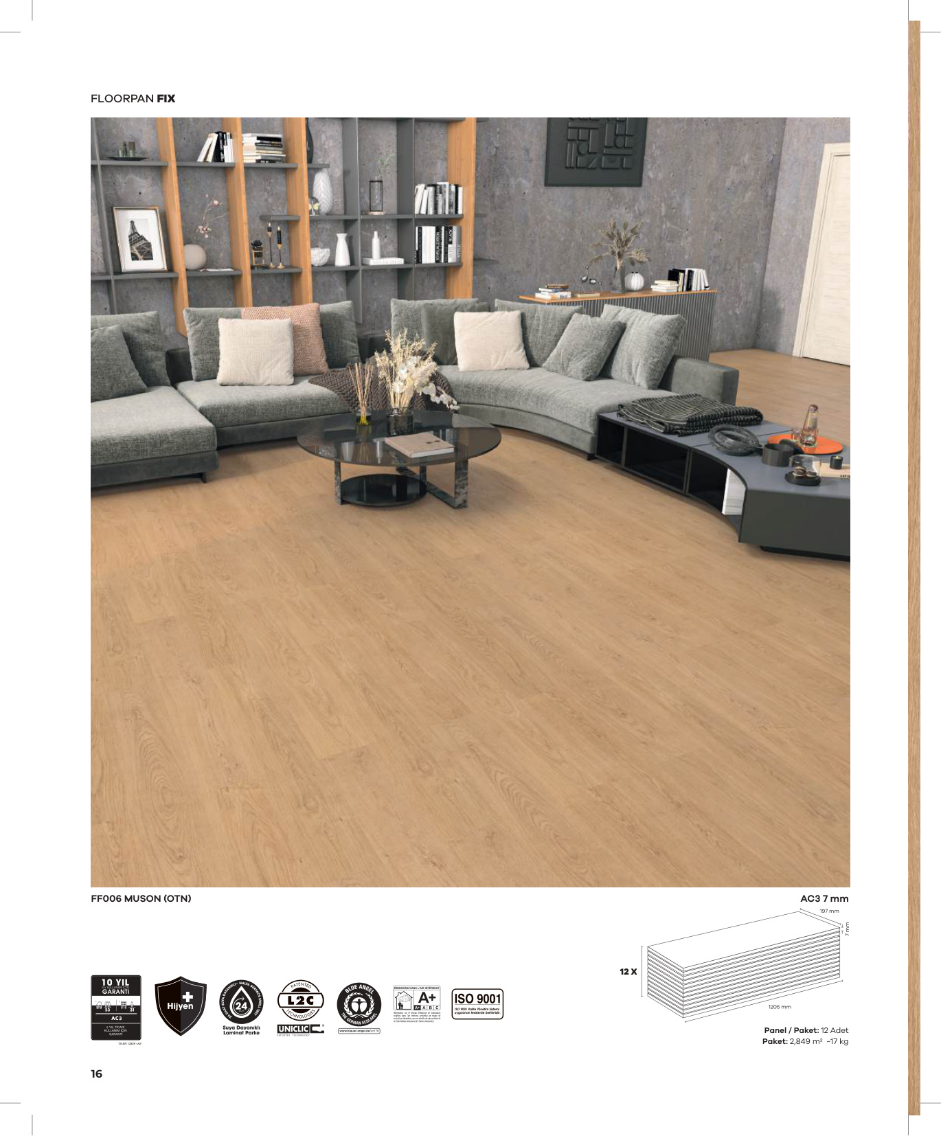 Floorpan Fix katalog sayfa 16