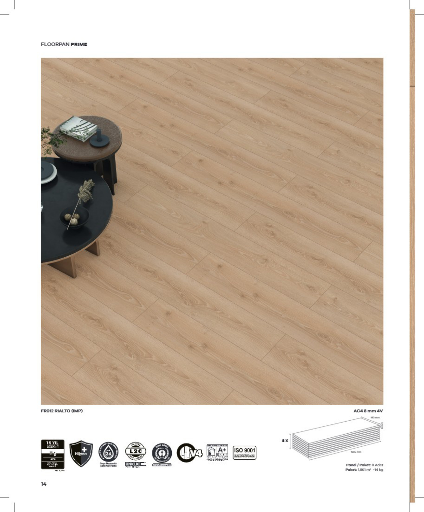 Floorpan Prime katalog sayfa 14