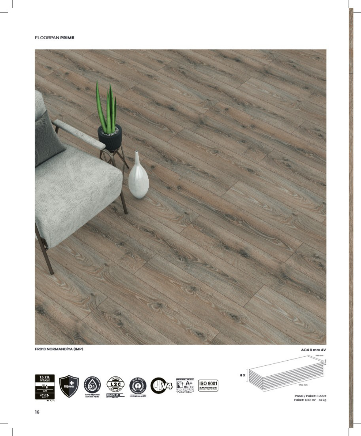 Floorpan Prime katalog sayfa 16