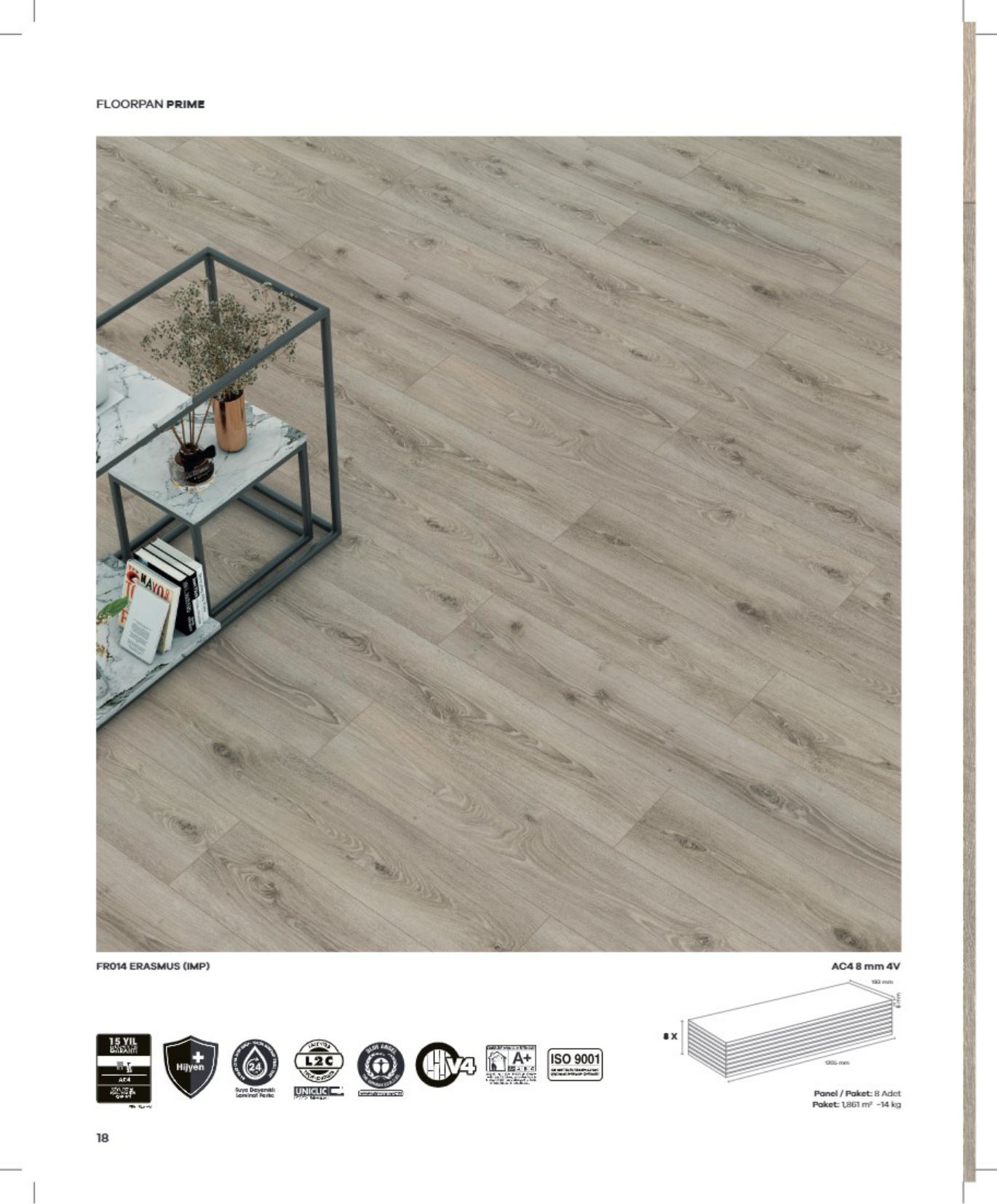 Floorpan Prime katalog sayfa 18