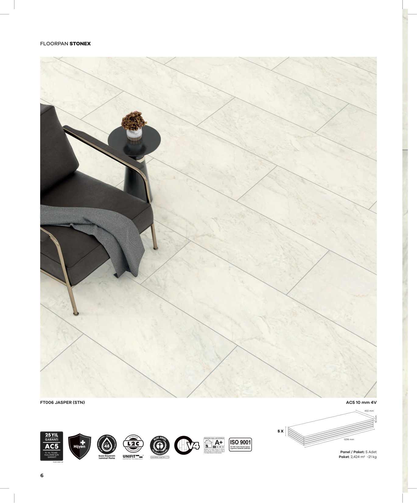 Floorpan Stonex katalog sayfa 6