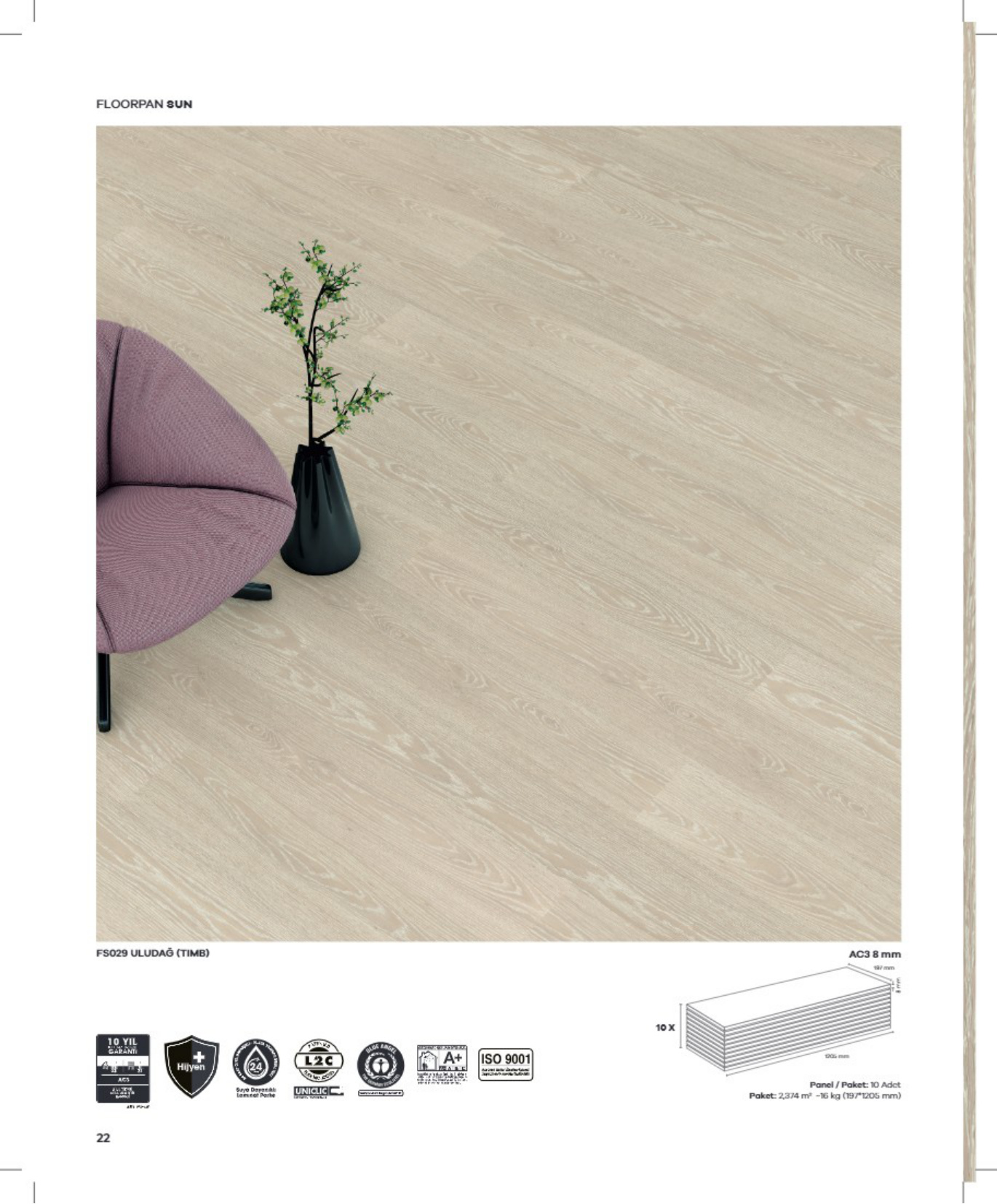 Floorpan Sun katalog sayfa 22