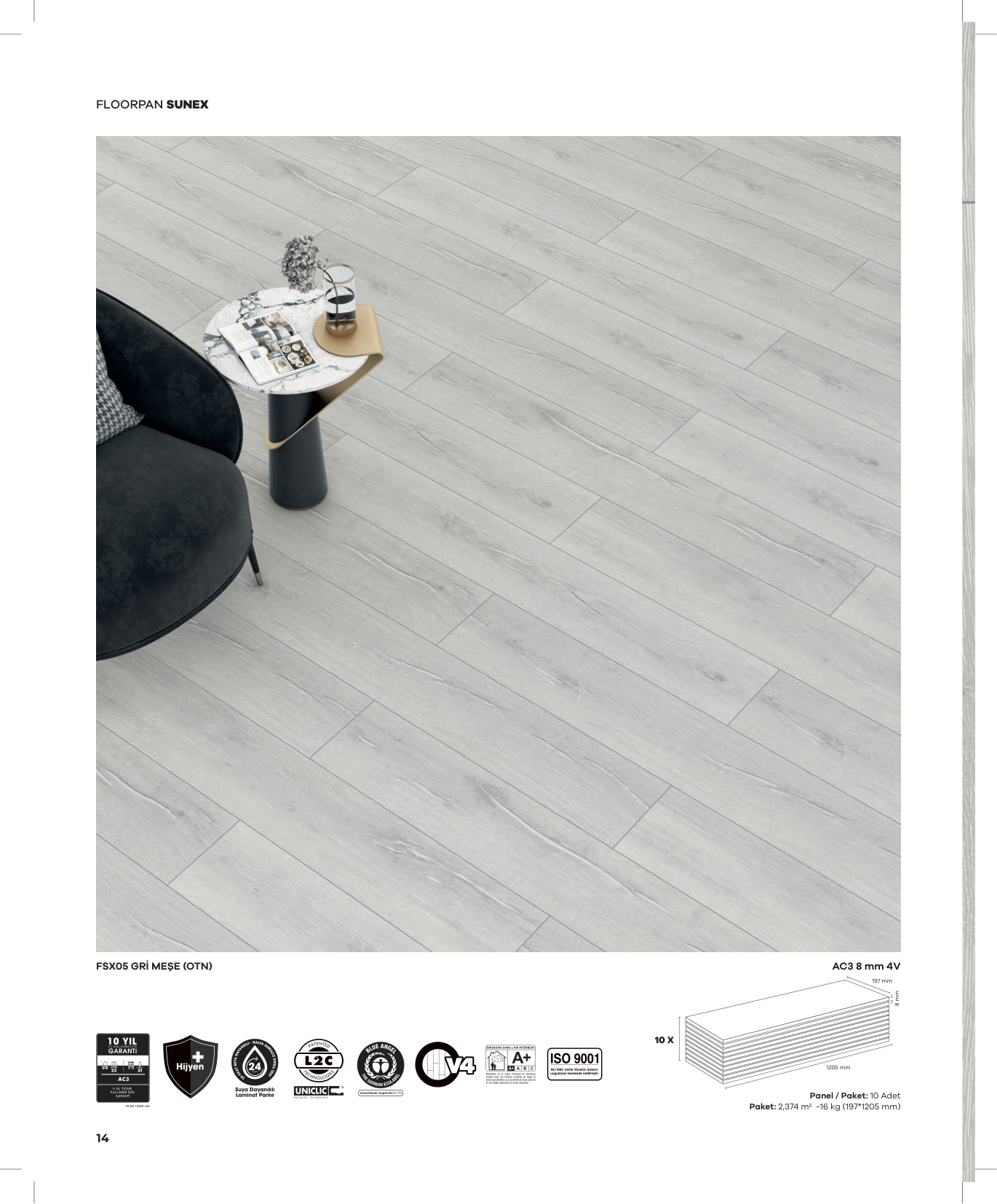 Floorpan Sunex katalog sayfa 14