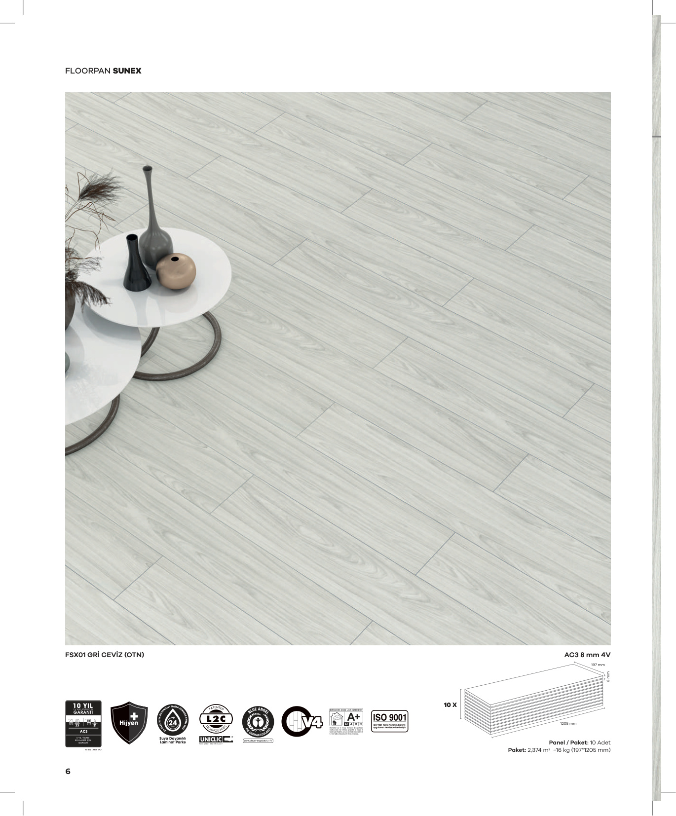 Floorpan Sunex katalog sayfa 6