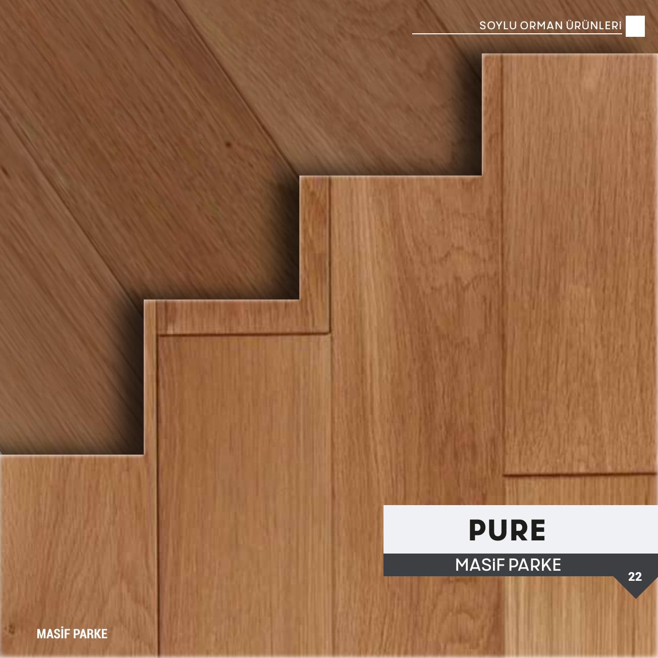 Masif parke katalog görseli