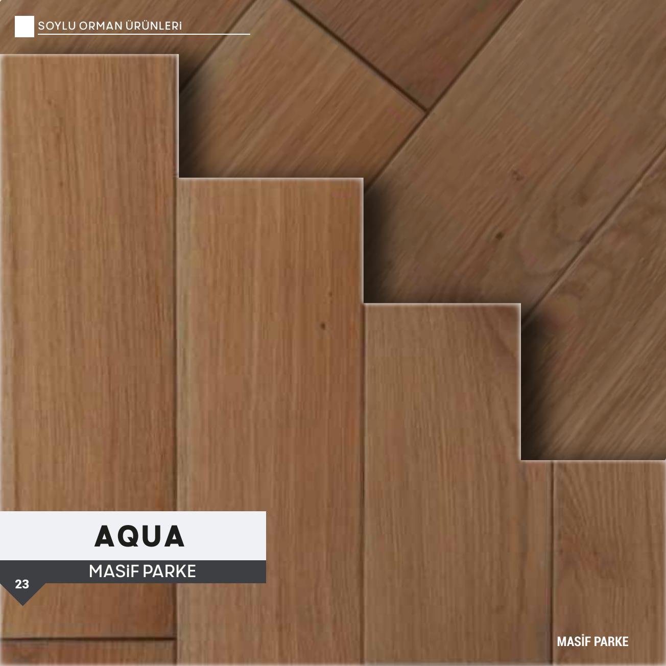 Masif parke katalog görseli