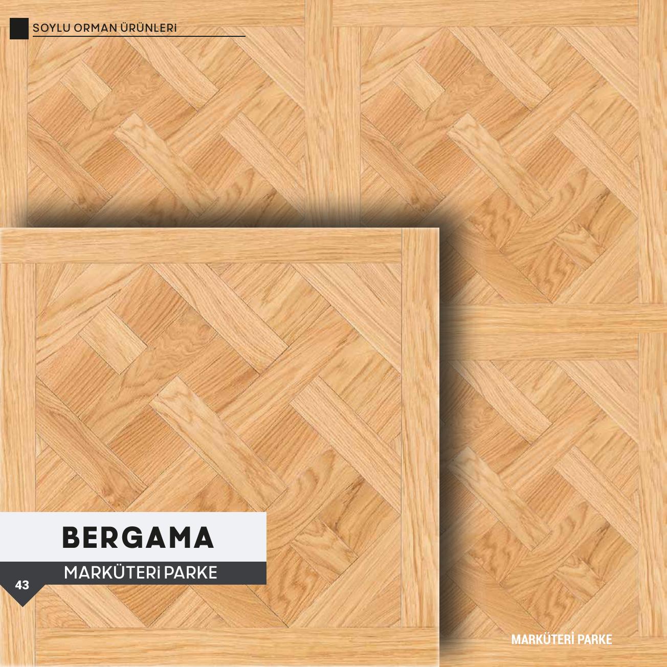 Masif parke katalog görseli