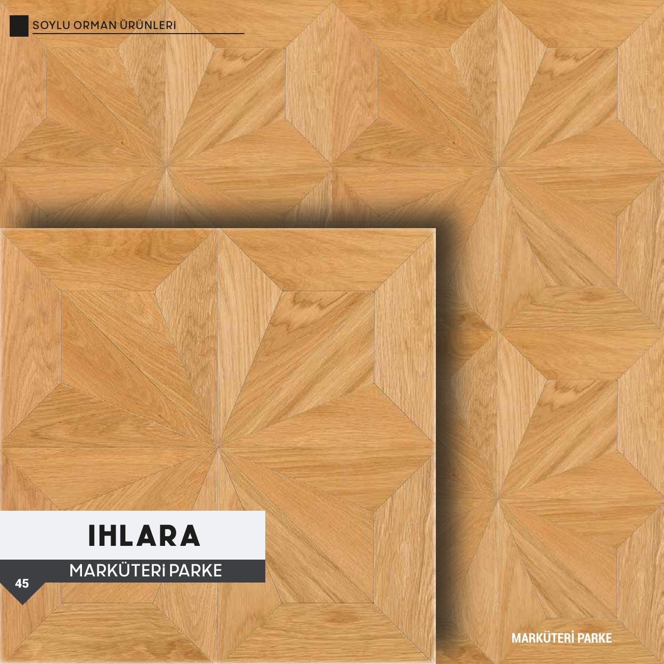 Masif parke katalog görseli