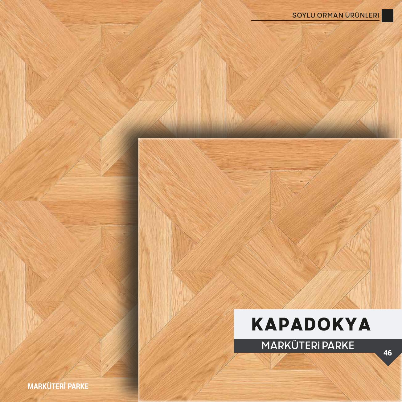 Masif parke katalog görseli